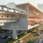 ホーチミン市メトロ2号線タンビン駅のパース図