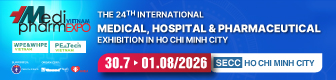 ホーチミン市で開催されれる医療、病院、医薬品の国際展示会VIETNAM MEDI-PHARM EXPO 2026
