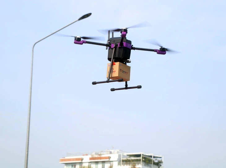 2026年1月5日に実施されたホーチミン市の配送サービス向け無人航空機（UAV）の試験飛行