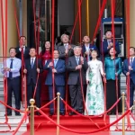 ベトナム国際金融センター（VIFC-HCMC）の発足式に参加したファン・ミン・チン首相とホーチミン市指導部