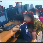 ハノイ市で行われたオンライン学習コンテスト「VioEdu」で行われた不正行為の証拠画像