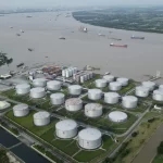 ベトナムの石油備蓄基地