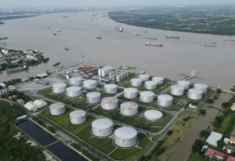 ベトナムの石油備蓄基地