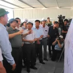南北高速道路進捗状況確認のため、ダックラック省を視察したファン・ミン・チン首相
