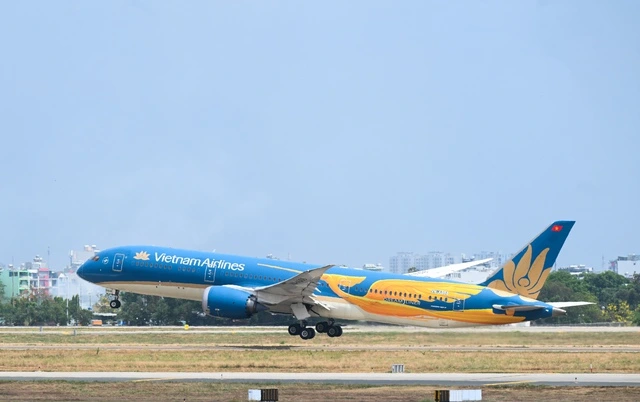 中東情勢の悪化により欧州便の価格が高騰しているベトナム航空の航空機