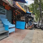 ホーチミン市の歩道不法占拠取り締まりによって、整然となった歩道