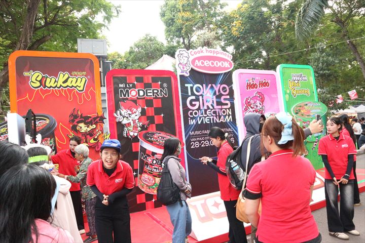 Japan Vietnam Festival（JVF）の日系企業紹介看板