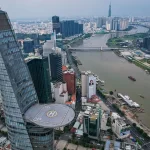 ベトナム最大級の超巨大都市ホーチミン市の中心部