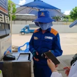 石油製品販売における税務監査を受けるガソリンスタンド