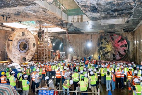 ハノイ都市鉄道3号線のトンネル掘削機