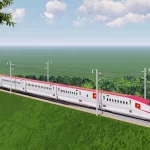 ベトナムの南北高速鉄道完成イメージ