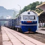 ベトナムと中国をつなぐ貨物列車