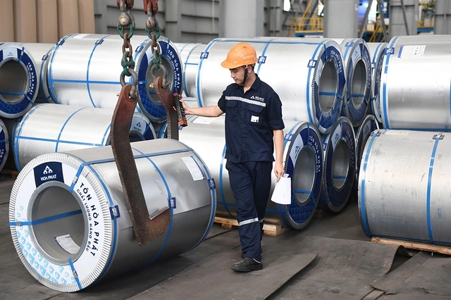 2026年第1四半期の業績が好調なベトナムの鉄鋼大手ホアファットの工場内
