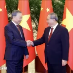 ベトナムのトー・ラム国家主席兼書記長と中国の李強首相