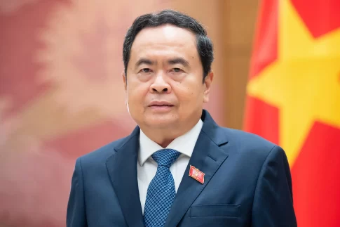 第16期国会第1回会議において全会一致で国会議長に線ちゅつされたチャン・タイン・マン氏