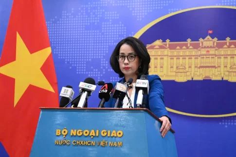 中国・フィリピンの南シナ海活動に抗議する声明を発表したベトナム外務省のファム・トゥー・ハン報道官