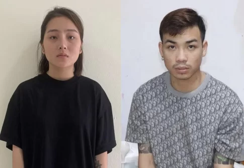 4歳女児が虐待を虐待して死亡させたとして逮捕されたバン・ティ・タム容疑者（20）とグエン・ミン・ヒエップ容疑者（22）