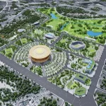 ハノイ国際スポーツ都市プロジェクトの完成予想図