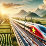 ベトナムの南北高速鉄道イメージ図