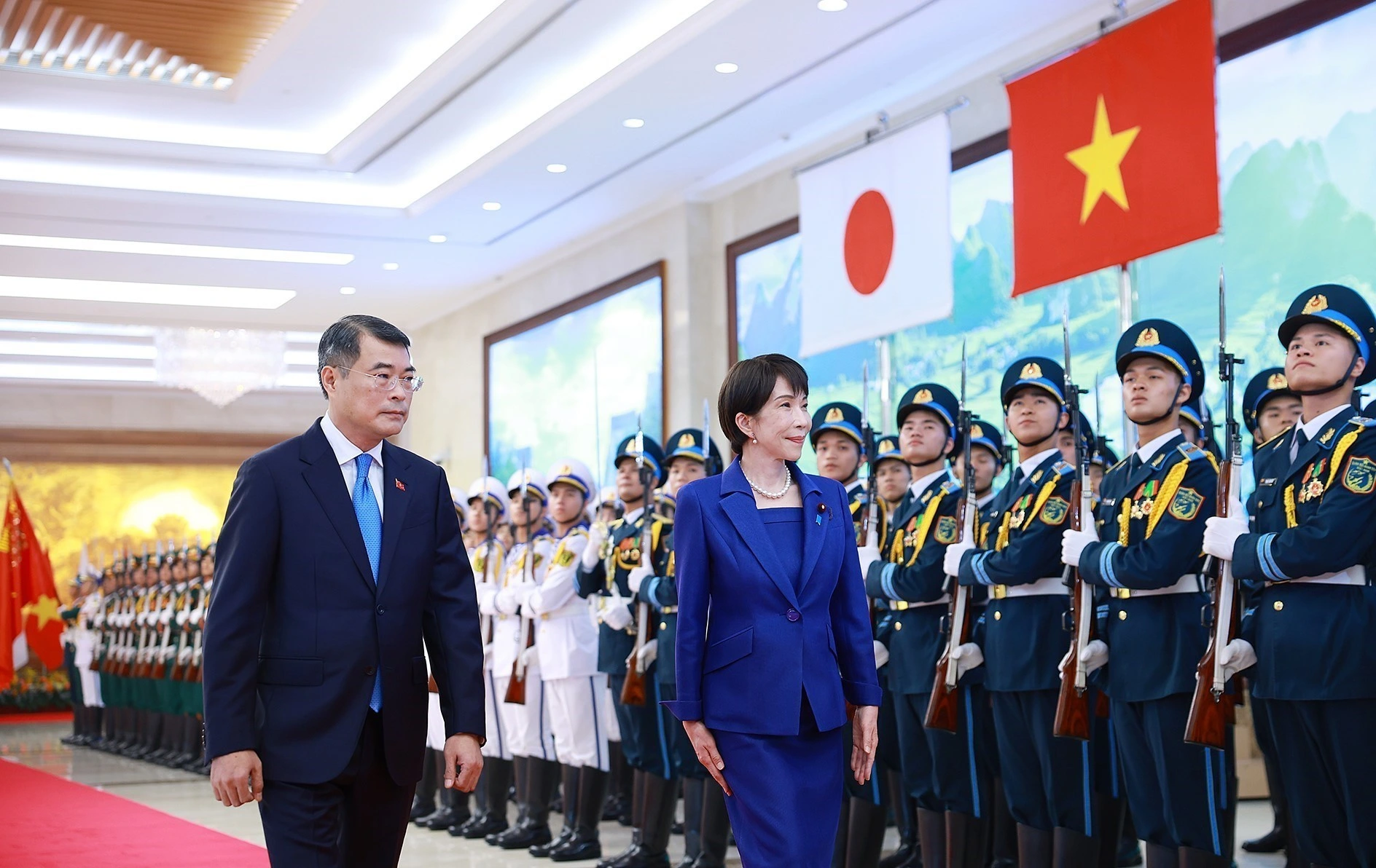 2026年5月にベトナムを公式訪問した日本の高市早苗首相とベトナムのレ・ミン・フン首相