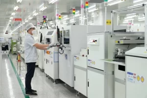サムスンベトナムの工場内の様子