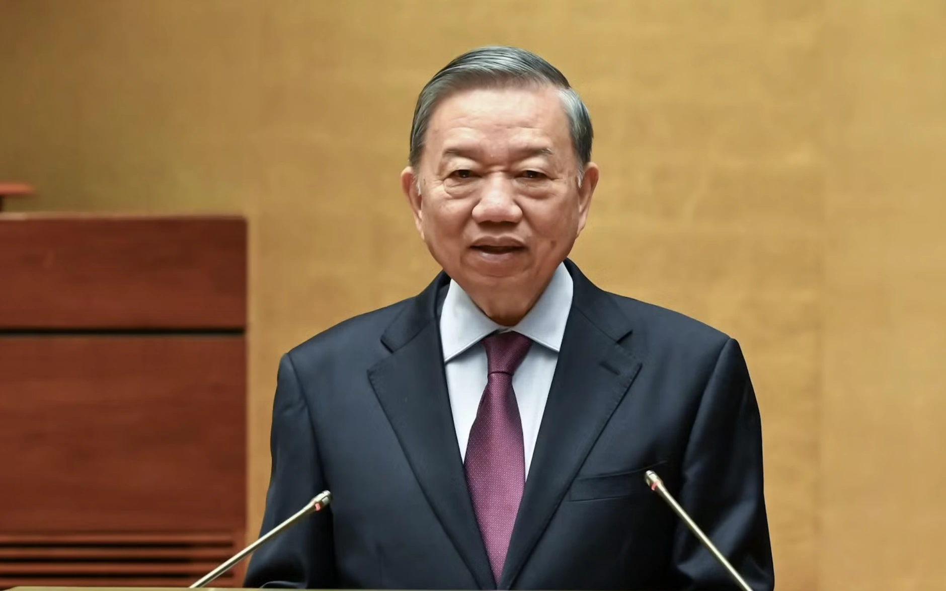 今後のベトナム外交の方向性として5つの重点方針を提示したトー・ラム書記長兼国家主席