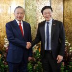 シンガポールのローレンス・ウォン首相と会談したベトナムのトー・ラム国家主席
