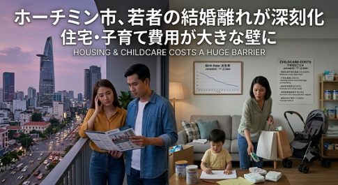 深刻化するホーチミン市、若者の結婚離れイメージ画像