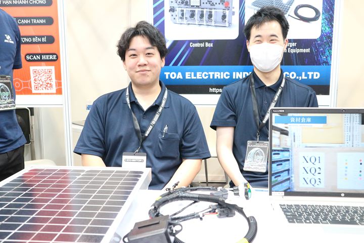 東亜電機工業の出展ブース