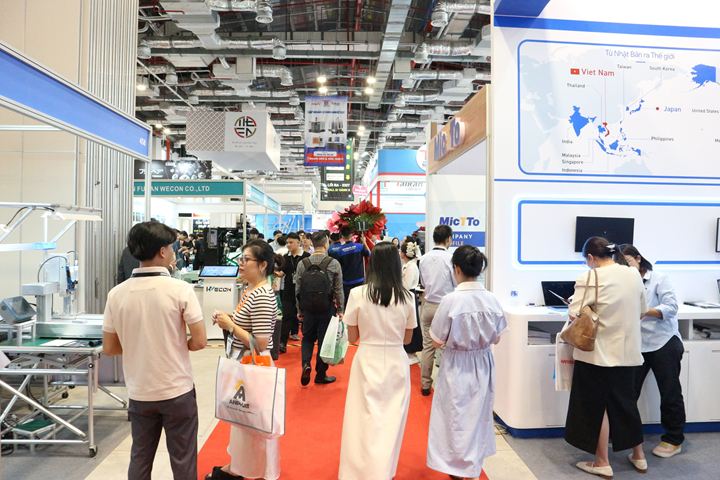 製造業向け大型展示会「Vietnam Industrial & Manufacturing Fair（VIMF） 2026」会場内の様子
