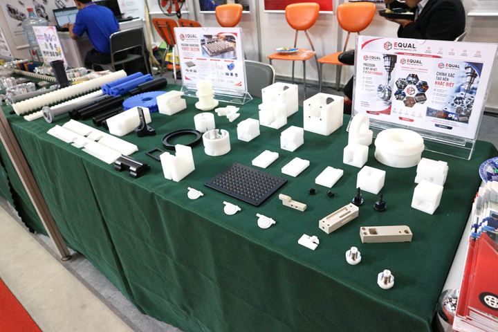 VIMF展示会に毎回出店しているイコールベトナムの展示ブース