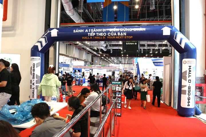 製造業向け大型展示会「Vietnam Industrial & Manufacturing Fair（VIMF） 2026」会場内の様子