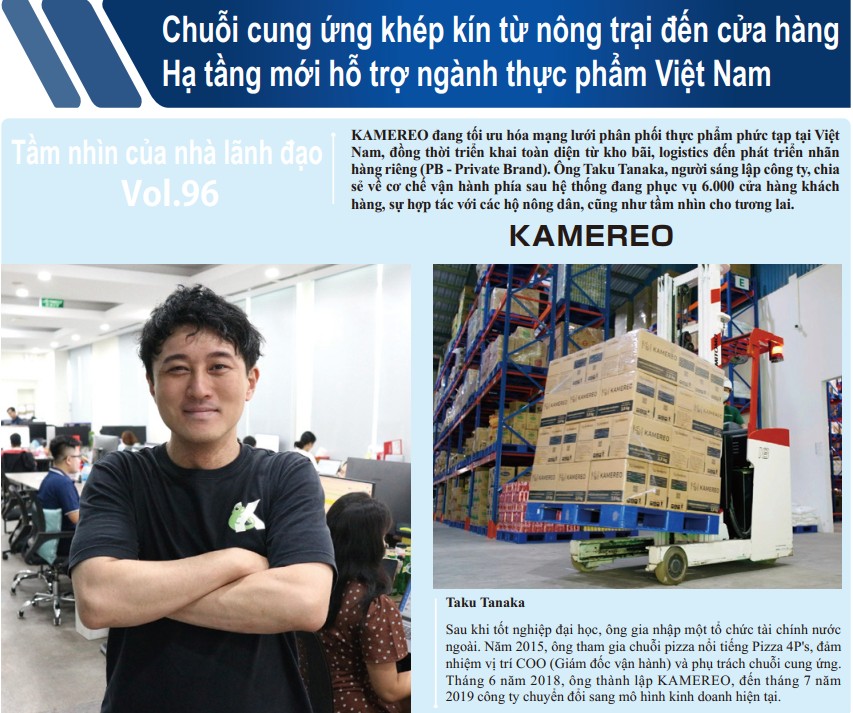 Ông Taku Tanaka, người sáng lập công ty KAMEREO