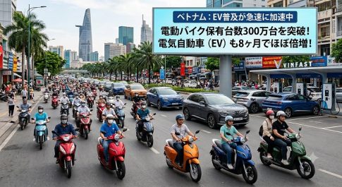 EV普及が加速するベトナムの交通事情