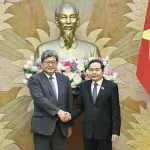 ベトナムのチャン・タイン・マン国会議長と自民党の萩生田幹事長代行