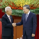 タイのソポン・ザラム国会議長とベトナムのトー・ラム書記長
