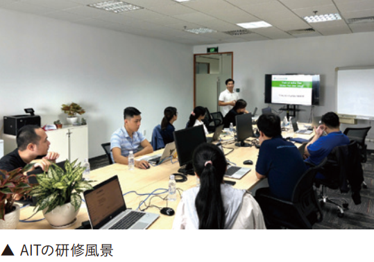 AITの社員研修風景
