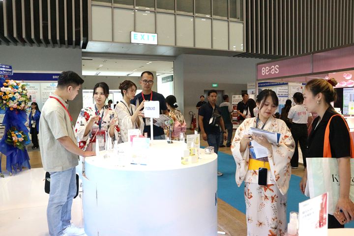 Vietbeauty & Cosmobeauté Vietnam 2026に出展したコスモビューティーの出展ブース