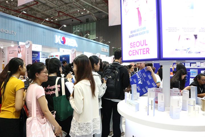 Vietbeauty & Cosmobeauté Vietnam 2026の会場内の様子