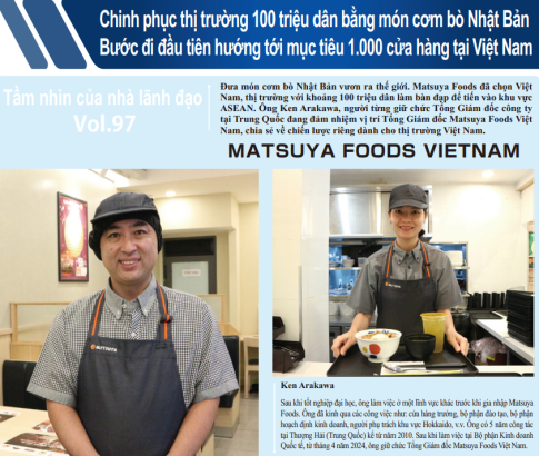 Ông Ken Arakawa Tổng Giám đốc Matsuya Foods Việt Nam