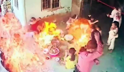 ベトナム・カマウ省で爆発した家庭用ミニコンロ