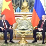 2025年にクレムリンで会談したベトナムのトー・ラム書記長兼国家主席とロシアのプーチン大統領