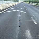 沈下とひび割れが確認されたビエンホア・ブンタウ高速道路
