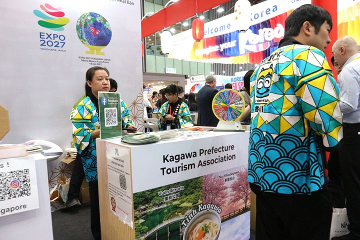 ITE HCMC（International Travel Expo Ho Chi Minh City） 2026に出店した香川県のブース