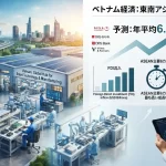 東南アジアの成長をけん引するベトナム経済のイメージ