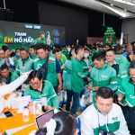 ニャチャンで開催されたGrabドライバー向けの大規模イベントの様子