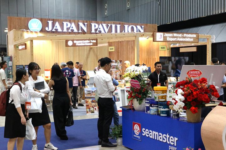 VIBE2026の日本木材輸出振興協会の出展ブース