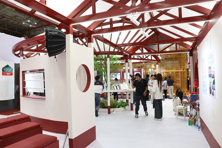 家具、内装、建築の大型展示会「Vietnam Interior & Build Expo(VIBE) 2026」の展示品