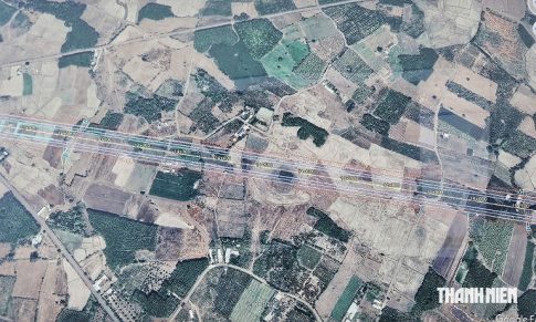 住民の立ち退きが検討されているホーチャム―ロンタイン空港高速道路予定地